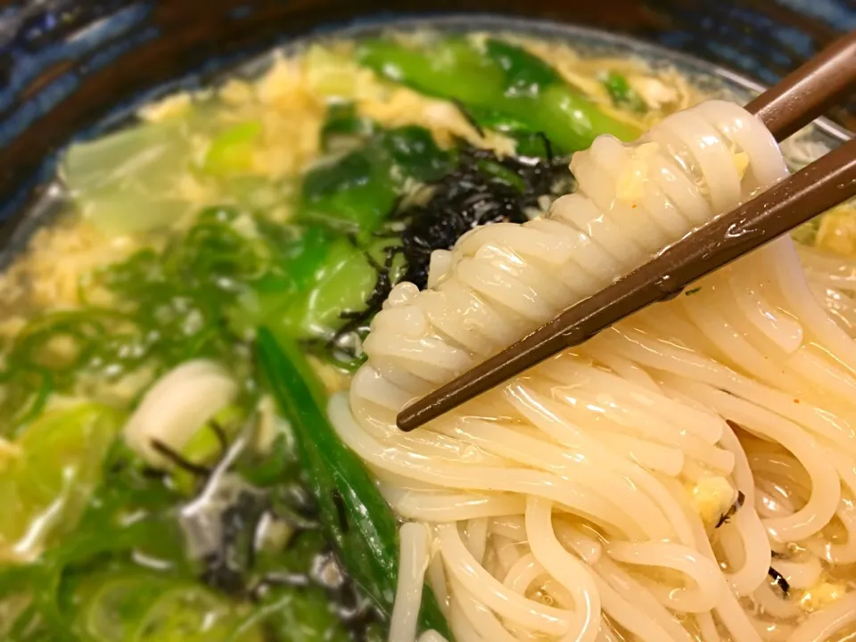 Snapdishの料理写真:明太かき玉そうめん4|半田手延べそうめんの店 阿波や壱兆さん