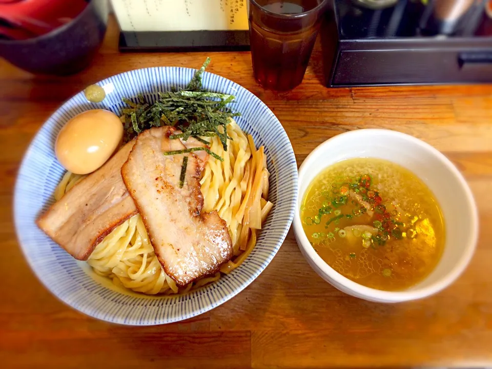 特製 淡麗塩つけ麺(中盛)@塩つけ 灯花|morimi32さん