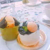 チョコチップマフィンとヨーグルトムース|キカさん