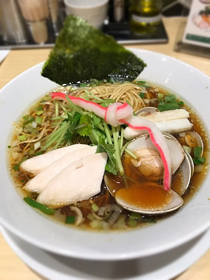 蛤SOBA 食べました。麺は小麦の味がしたわー。|リュカさん