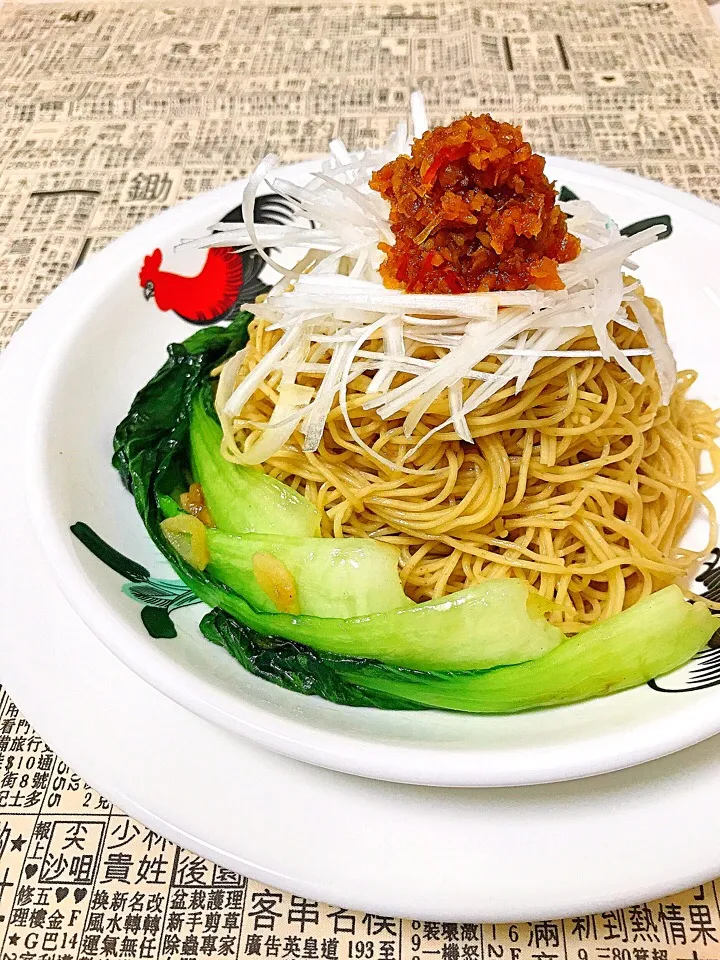 Snapdishの料理写真:🇭🇰XO醬あえ麺🇭🇰|アッチさん