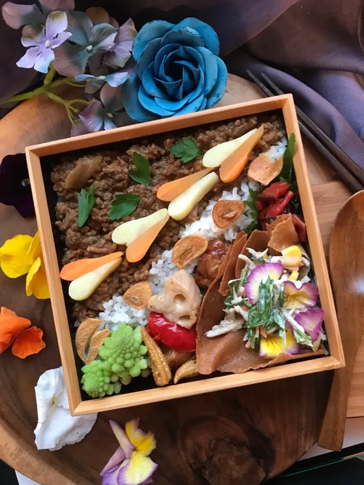 キーマカレー弁当|vivienne_glowさん