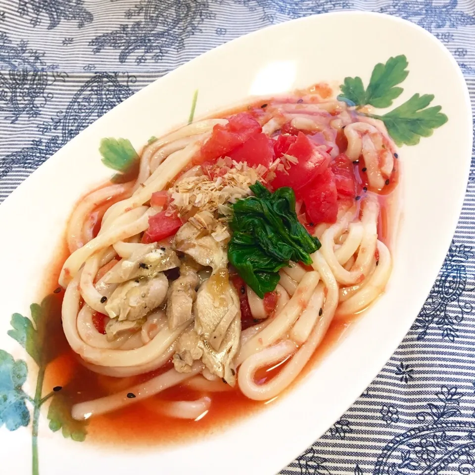 トマトのこぶおろしうどん🍅|y u iさん