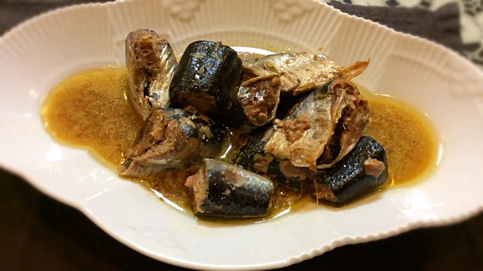 イワシ料理🐟😋でも、缶詰だよー（笑）|アライさんさん