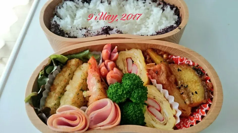 Snapdishの料理写真:2017.5.9 お弁当|らんちゃんさん