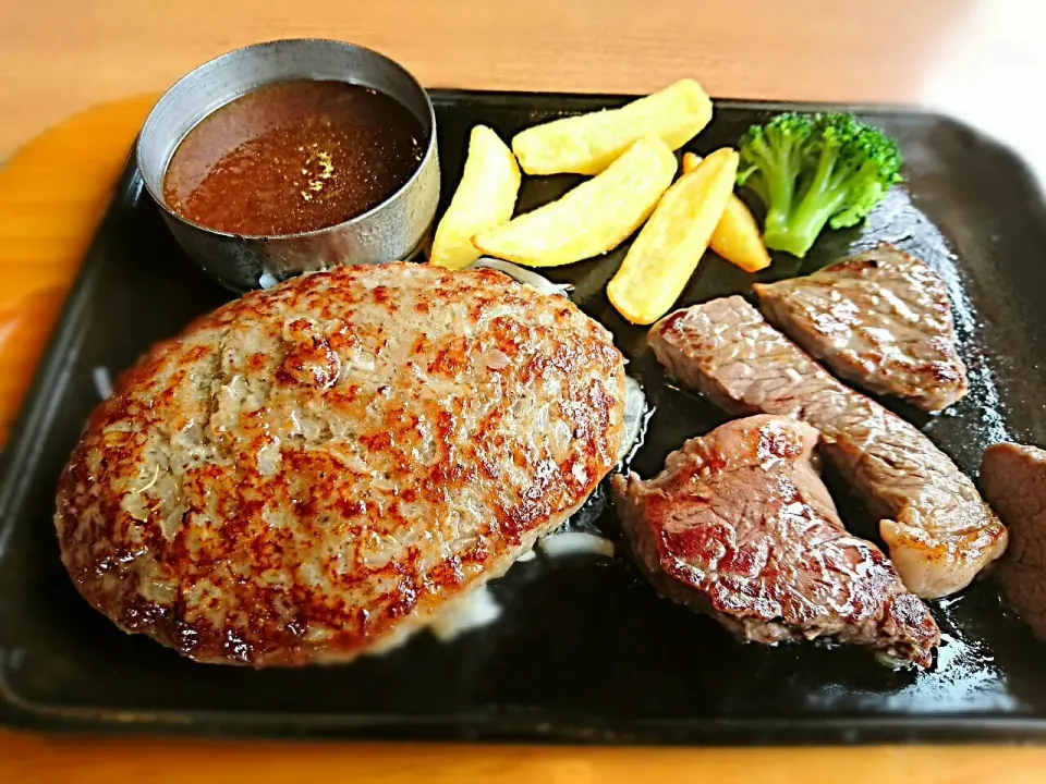 昨日、テレビでチラッと見て ステーキが食べたくて、今日のお昼はステーキに♪|yokoさん