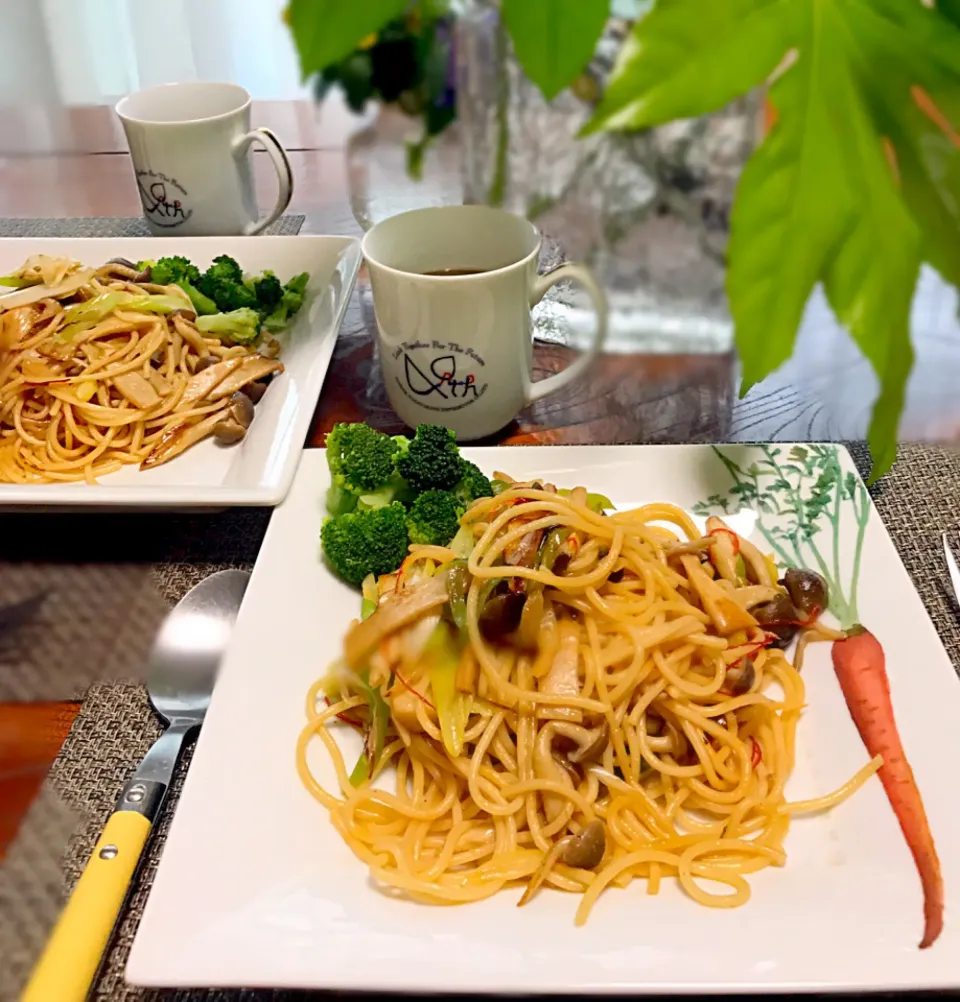 きのこの和風パスタDEお昼ご飯|シュトママさん