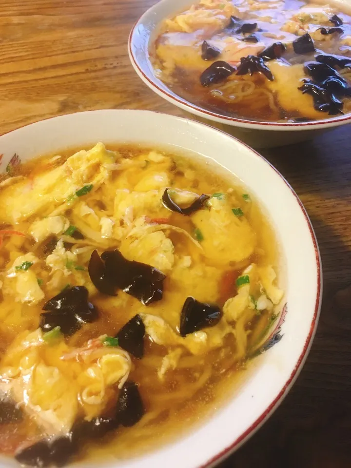 休日のお昼御飯
・カニカマで天津麺|akiさん