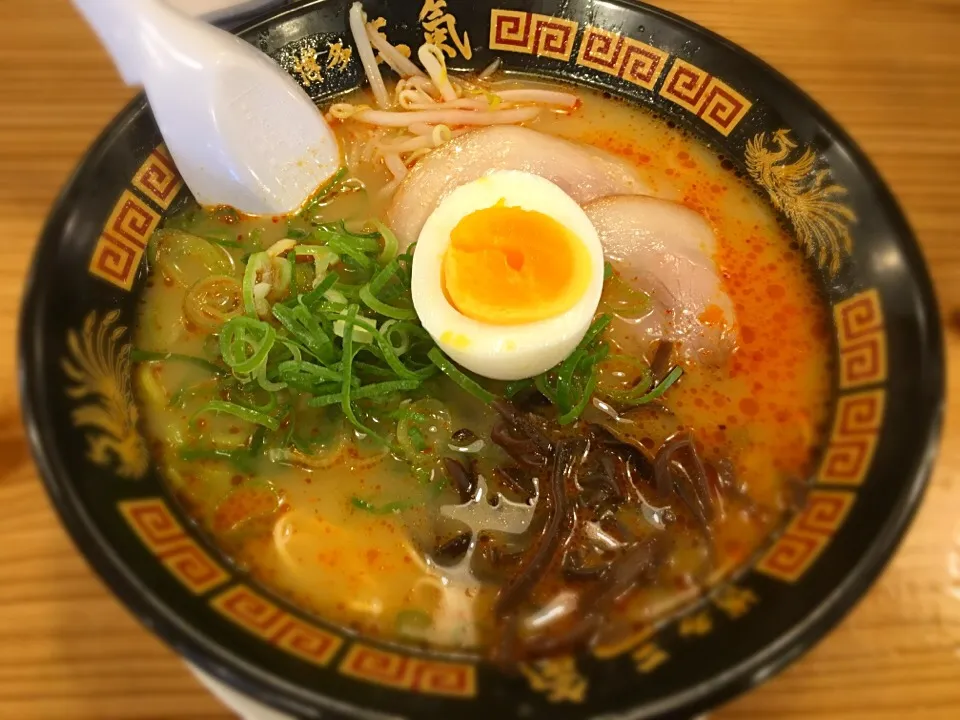 げん氣ラーメン。辛味噌味な。|Yas Nakさん