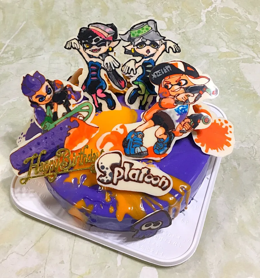 スプラトゥーンケーキ|カツオブシさん