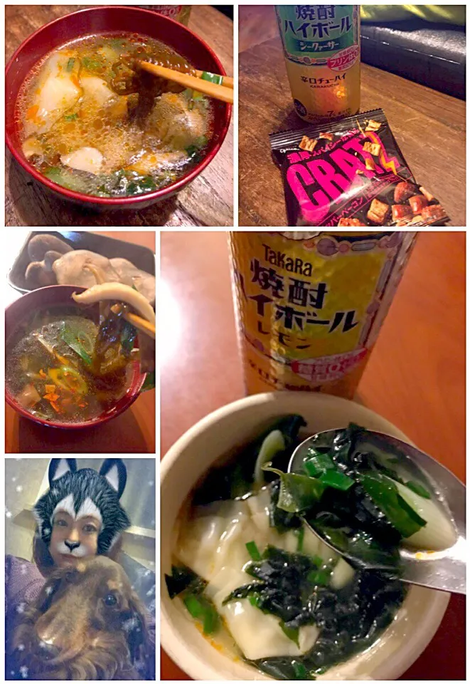 wonton&seaweed soup♨️海藻ｽｰﾌﾟ...隠し雲呑|🌈Ami🍻さん