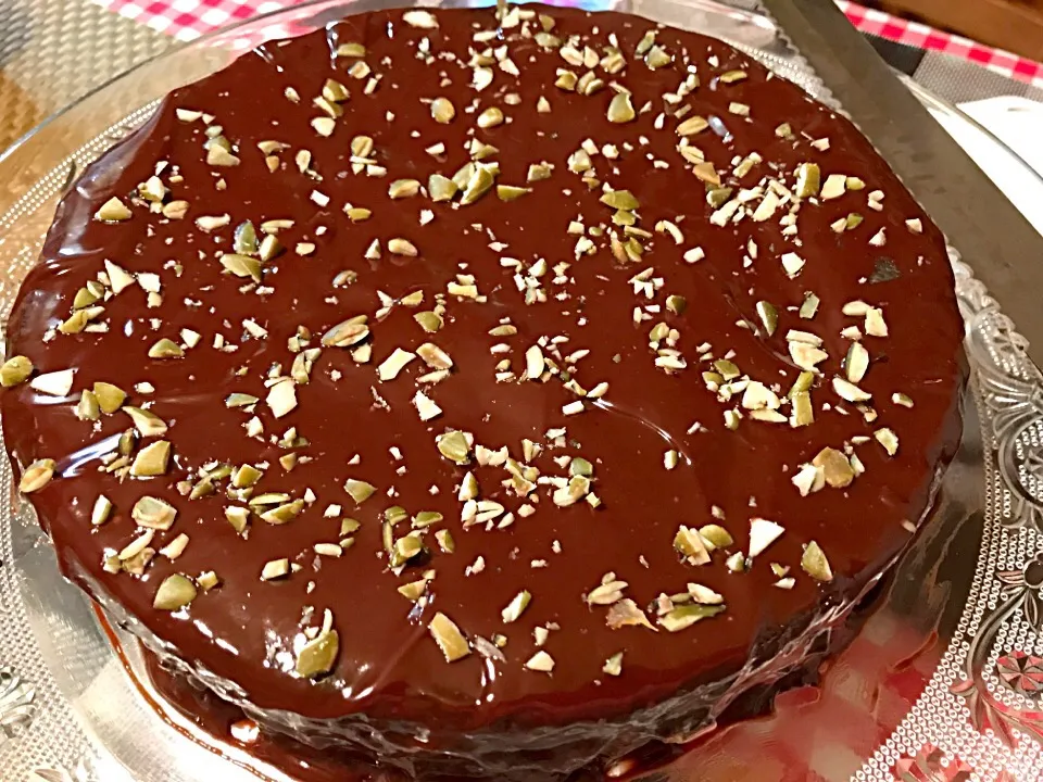 Vegan chocolate cake for our midnight snacks|Babyluv Cabrera Ocampoさん