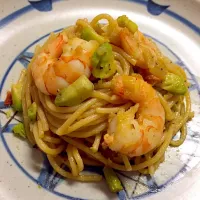 Prawns with Avocado and Tomato Pasta|Alvin Valerianoさん