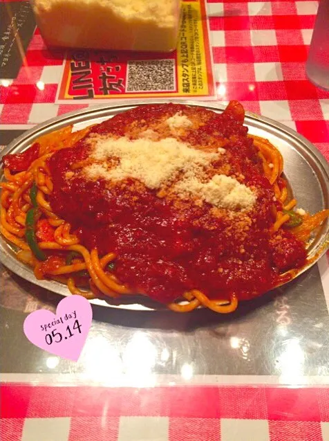 ★☆お出かけランチ☆★パンチョ池袋・ぶっかけミートナポリタン♪|さとみさん