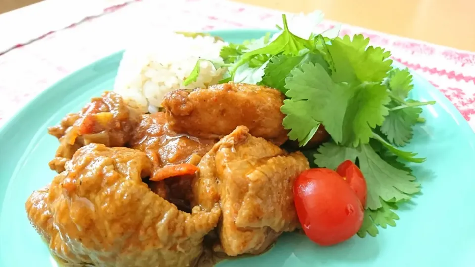 朝引き地鶏のチキンティッカ✨🐔|ちびめがさん