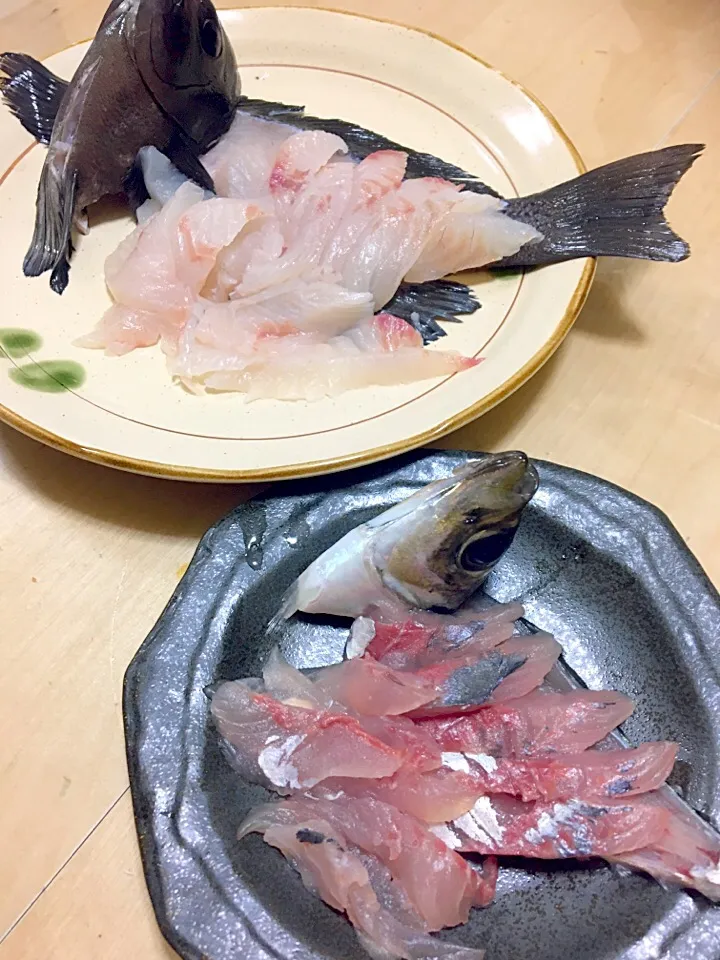 旦那様の釣った。
メジナ、アジ🐟
調理も旦那様(^_^;)|abekoさん