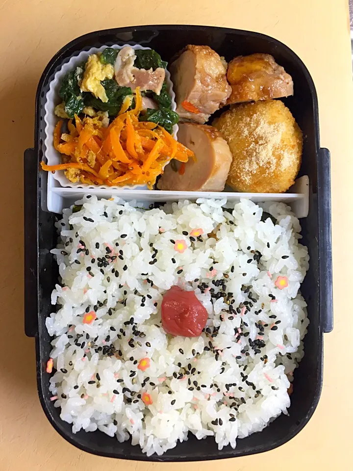 Snapdishの料理写真:お弁当／男子高校生|nayutaさん