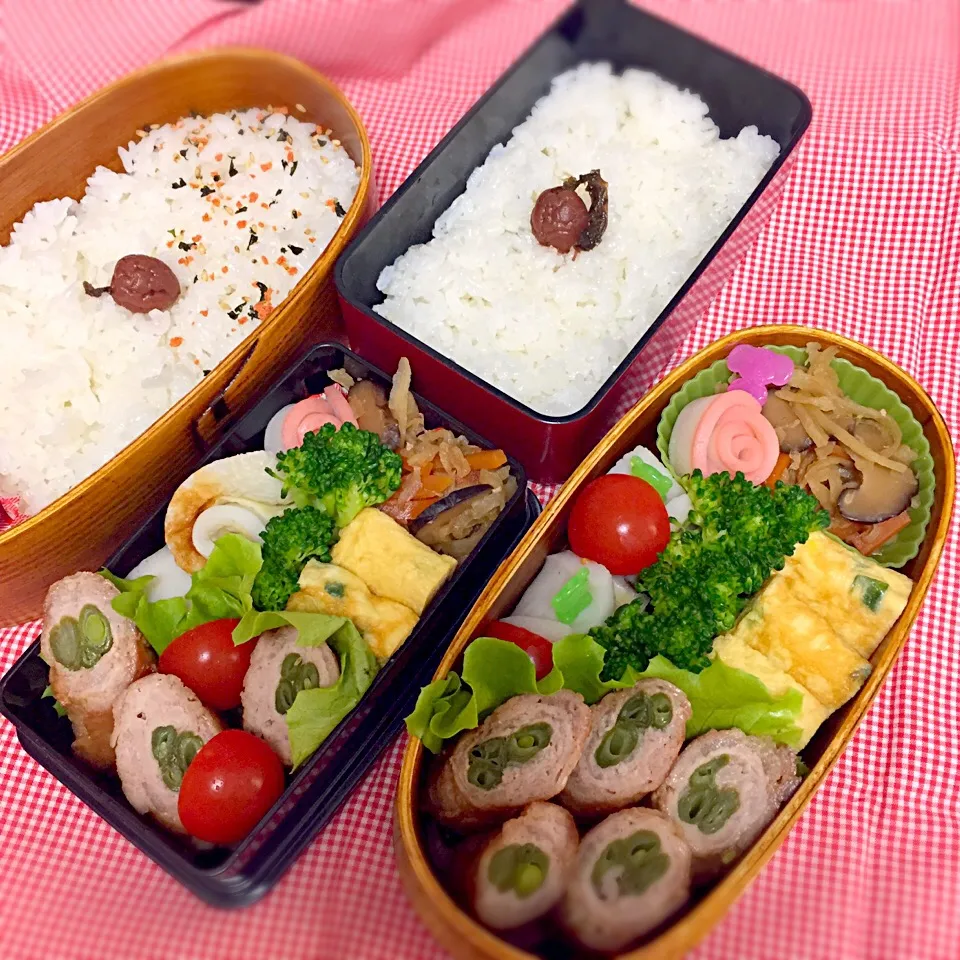 Snapdishの料理写真:5/15 高校男子のお弁当&パパ弁|おおけいさん