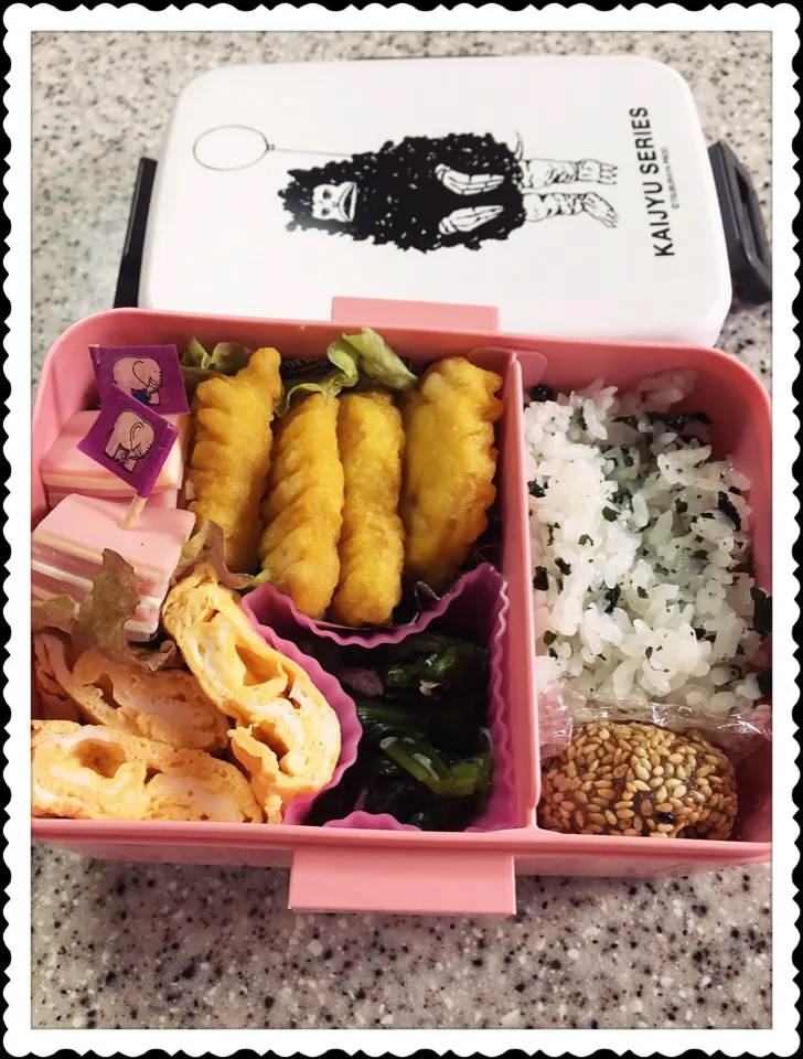 Snapdishの料理写真:今日の娘っちの お弁当|えみちさん