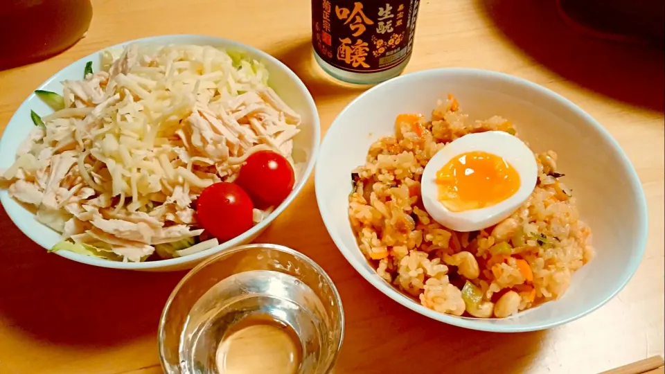 🌟ビビンバ風混ぜ御飯
🌟チキンサラダチーズのせ|R-Kさん