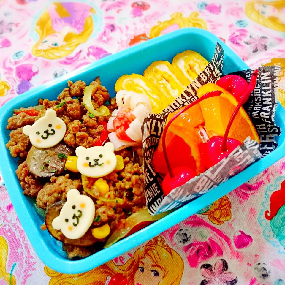 幼稚園♡お弁当〜ドライカレー〜|𓇼𓆉𝓜𝓪𝓶𝓲𓆉𓇼さん