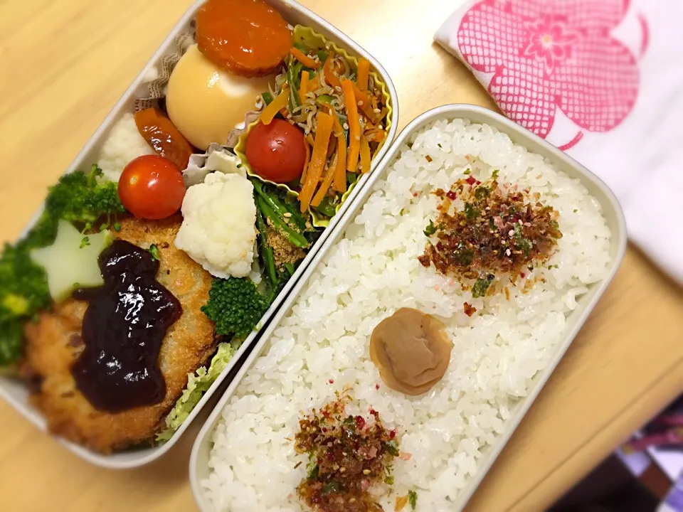 コロッケ、煮卵弁当🍱|2493さん