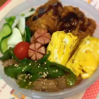 Snapdishの料理写真:全部のっけ弁当☆|ひろみさん