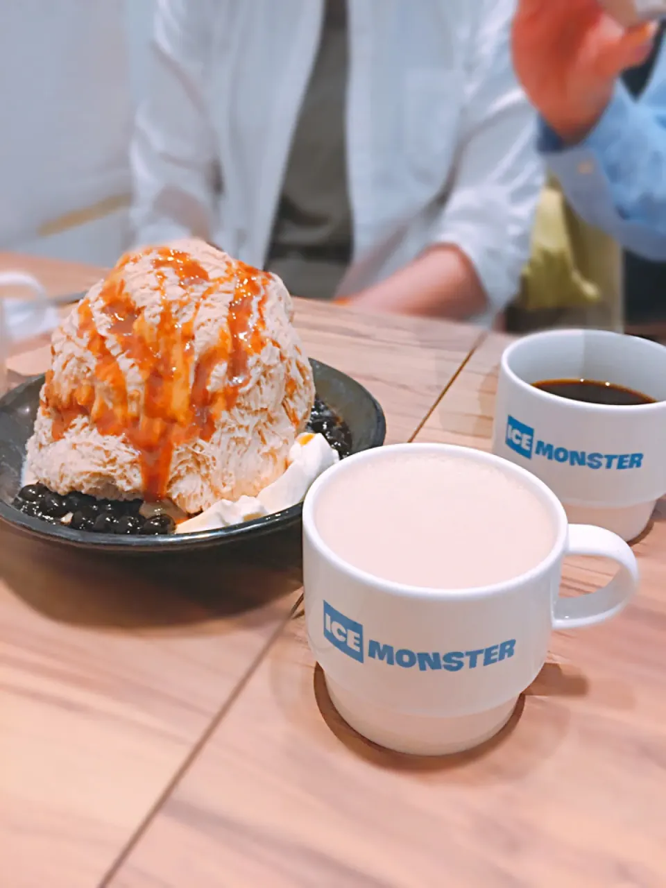 アイスタピオカミルクティー🍧💛とコーヒーミルクティー☕️✨@ICE MONSTER|K.Sさん