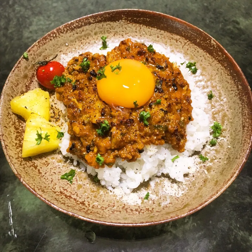 野菜たくさん焦がしドライカレー🍛|夏蜜柑さん