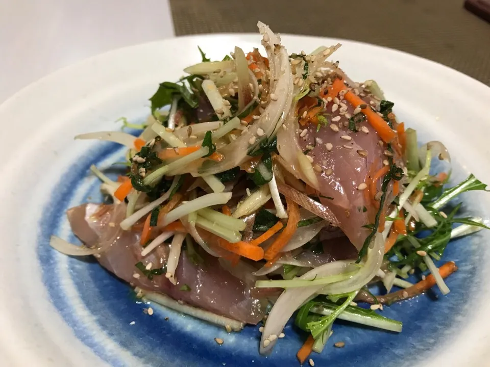 ぶりの香味サラダ|ひーくんさん