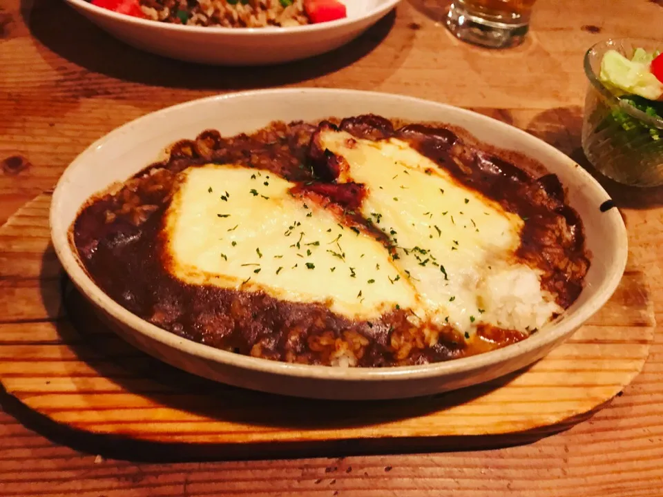 Snapdishの料理写真:🧀熱々でした🍛
#マリボーチーズ
#チーズカレードリア|とよよさん