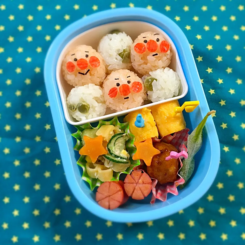 コロコロあんぱんまんお弁当|ぴぃさん