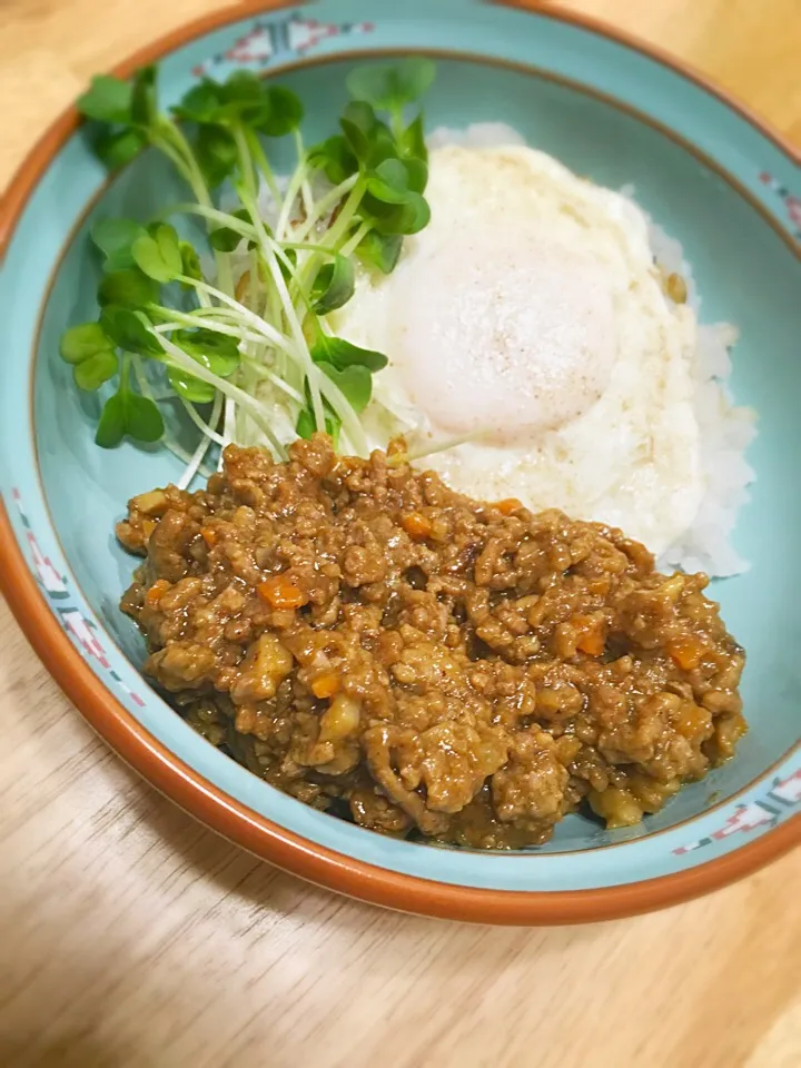 マルコメさんの大豆のお肉ミンチタイプでキーマカレー💕|key♪さん