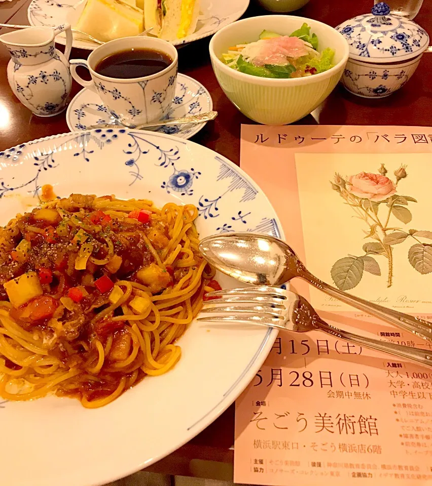 横浜そごうの椿屋カフェ
ロシアビーフシチュースパゲティ🍝|シュトママさん