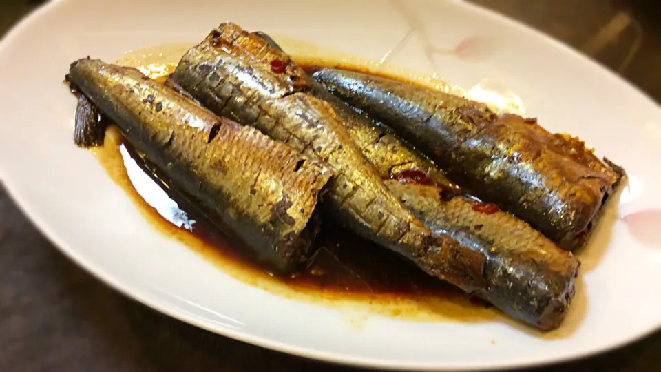 イワシのピリ辛煮🐟🔥😋|アライさんさん