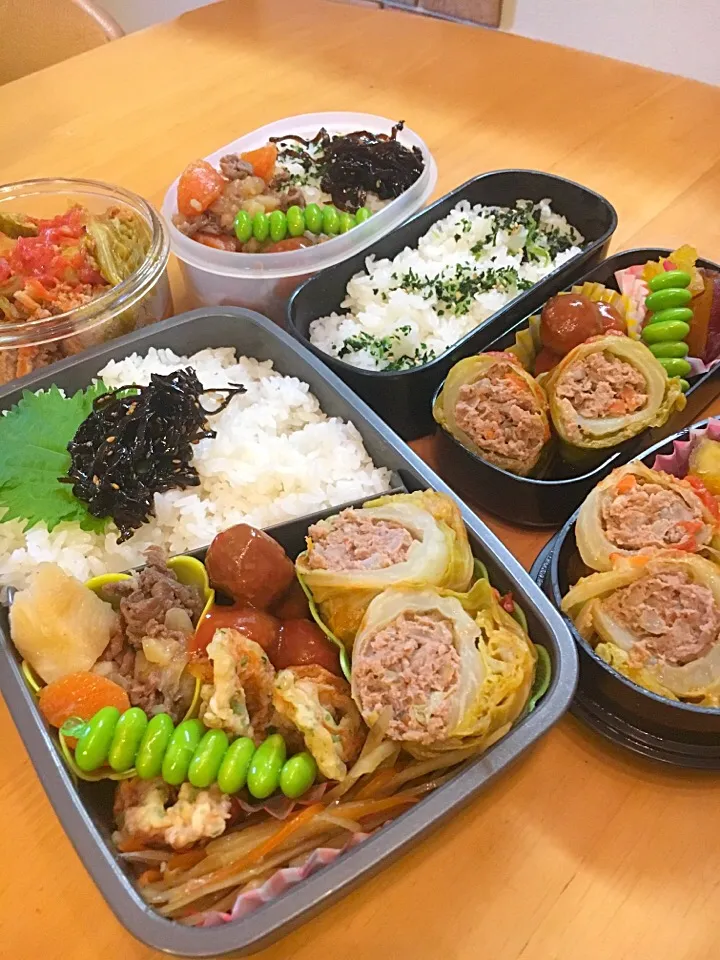 5月18日。ロールキャベツ弁当(*^▽^)/★*☆|美也子さん