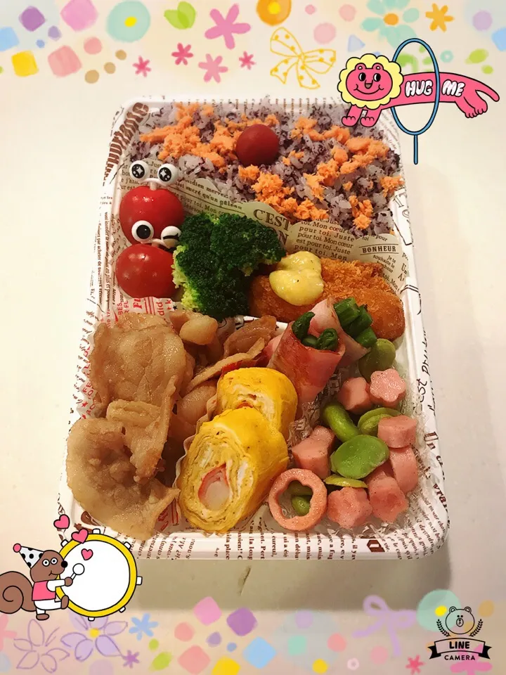 今日のお弁当🍙|ずぅ🎶さん