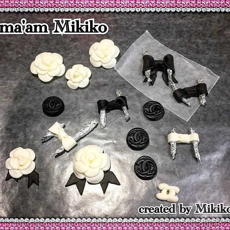 parts of CHANEL cake pops|マダァムMikikoさん