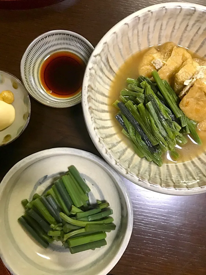 戴き物   わらびのお浸しとわらびと油揚げの煮物|☆Chai☆さん