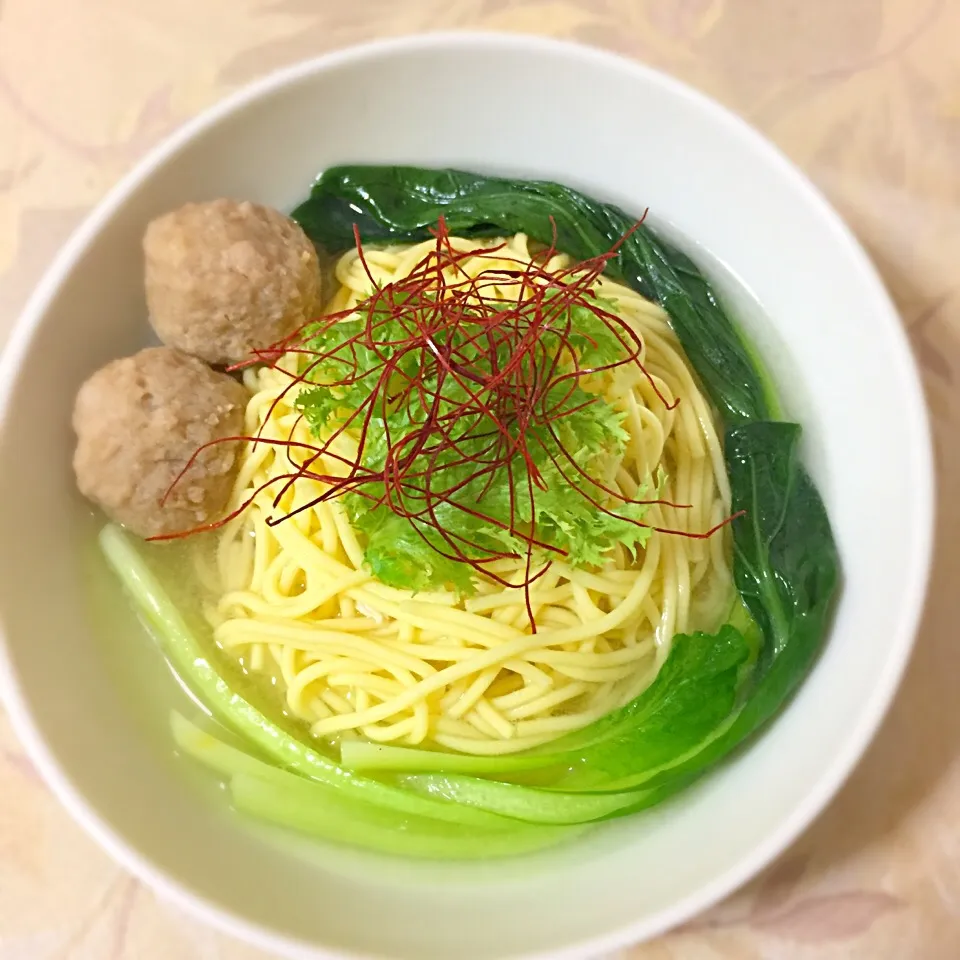 #彩めし 自家製鶏ガラスープでラーメン|Aya_ymtさん