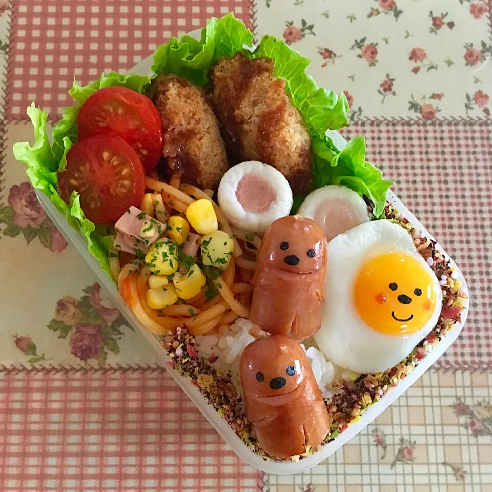 Snapdishの料理写真:タッパー弁当🍱|＊ゆみしぼり＊さん