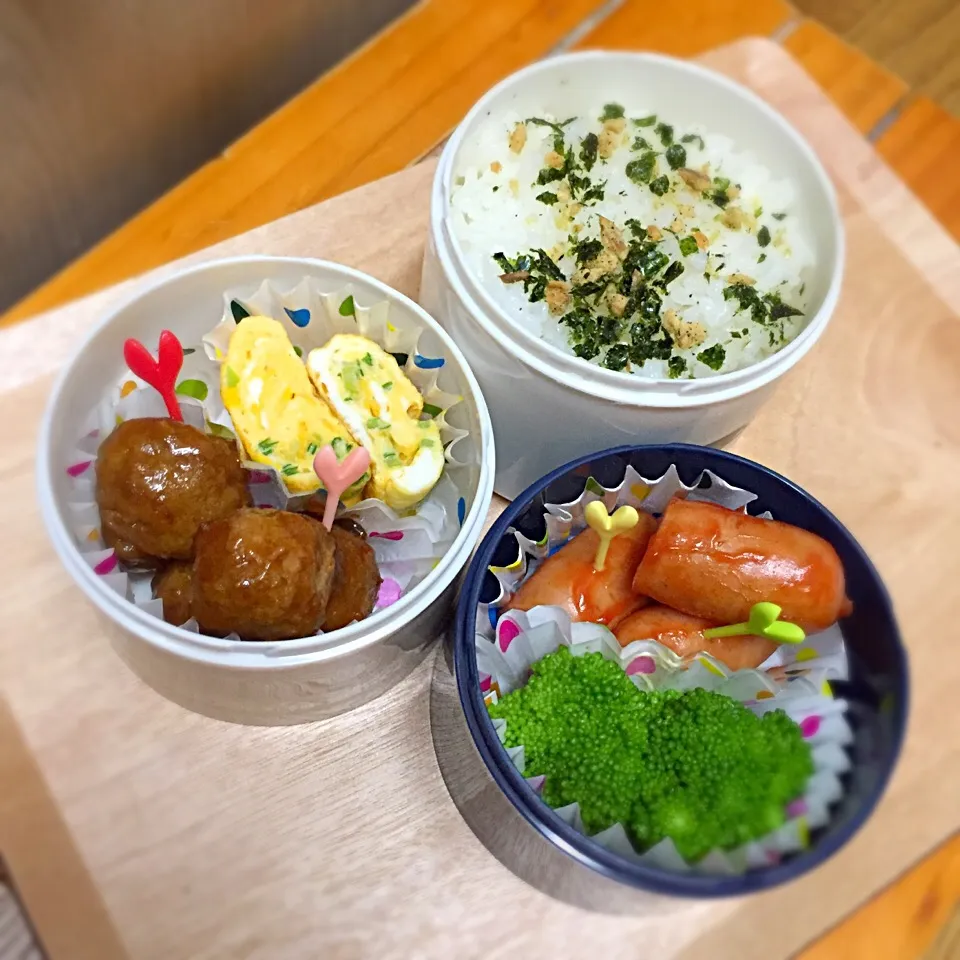 中3娘お弁当♡
#お弁当 
#ナッツアレルギー 
#牛乳アレルギー|とんちゃさん