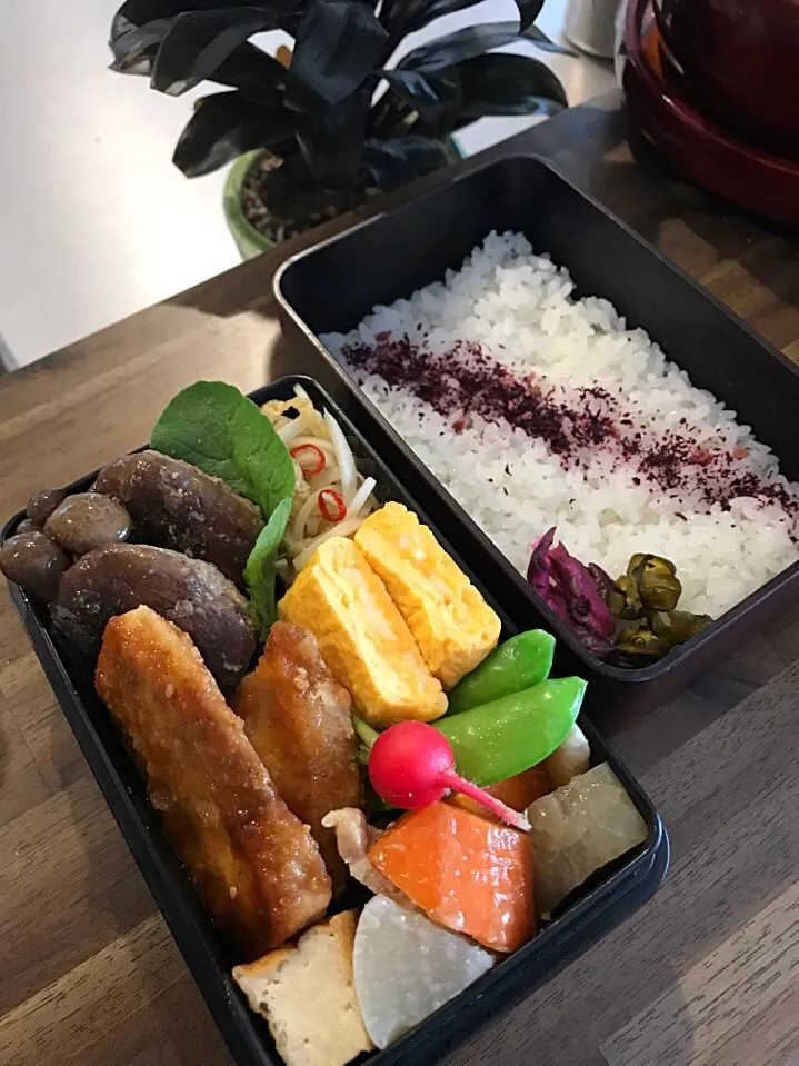 Snapdishの料理写真:めかじきの照り焼き弁当|二キィさん