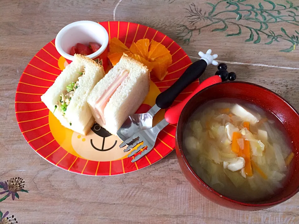 Snapdishの料理写真:#2歳息子の朝ごはん|おゆさん