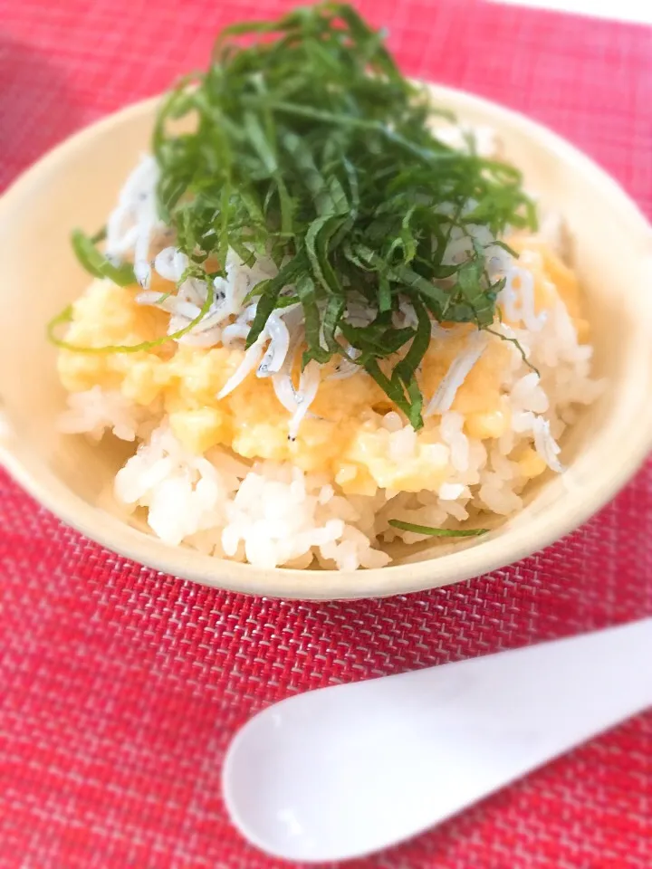 深夜食堂の玉子豆腐しらす丼。|mattさん