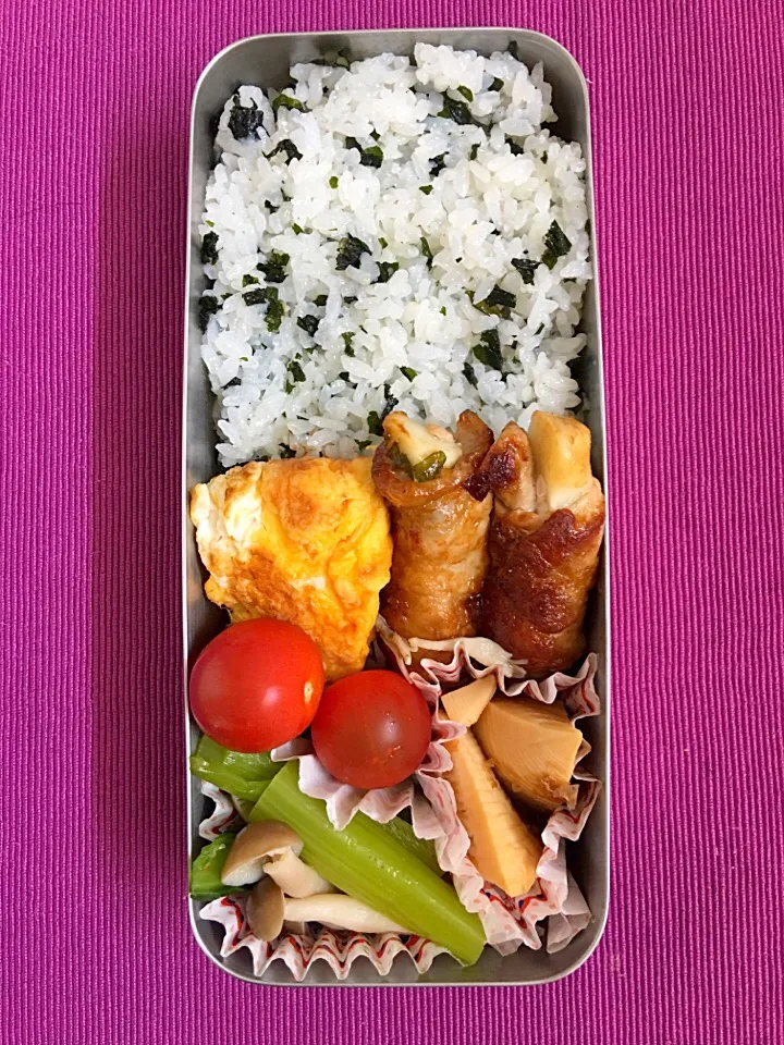 梅、シソ、山芋の豚巻き弁当|Yokoさん