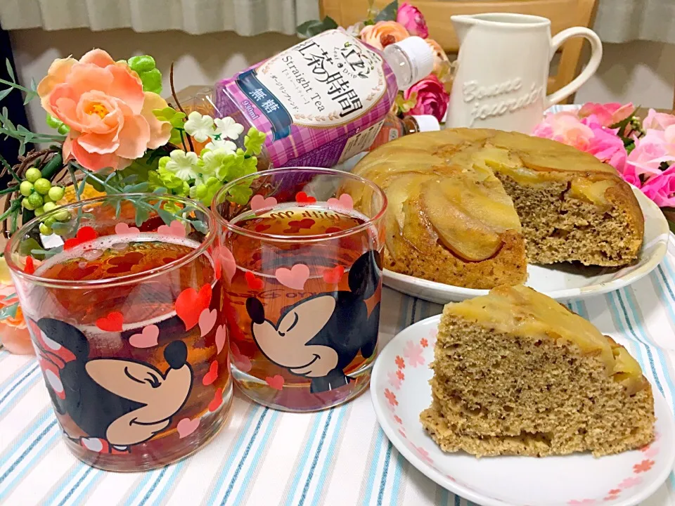 ♡紅茶の時間と林檎と紅茶のパウンドケーキ♡|miyuさん