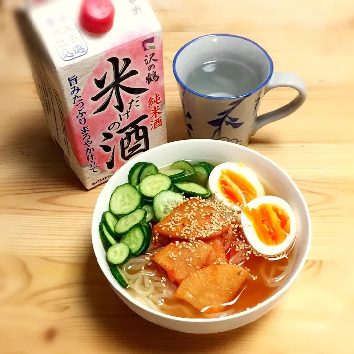 米だけの酒と冷麺|えみこさん