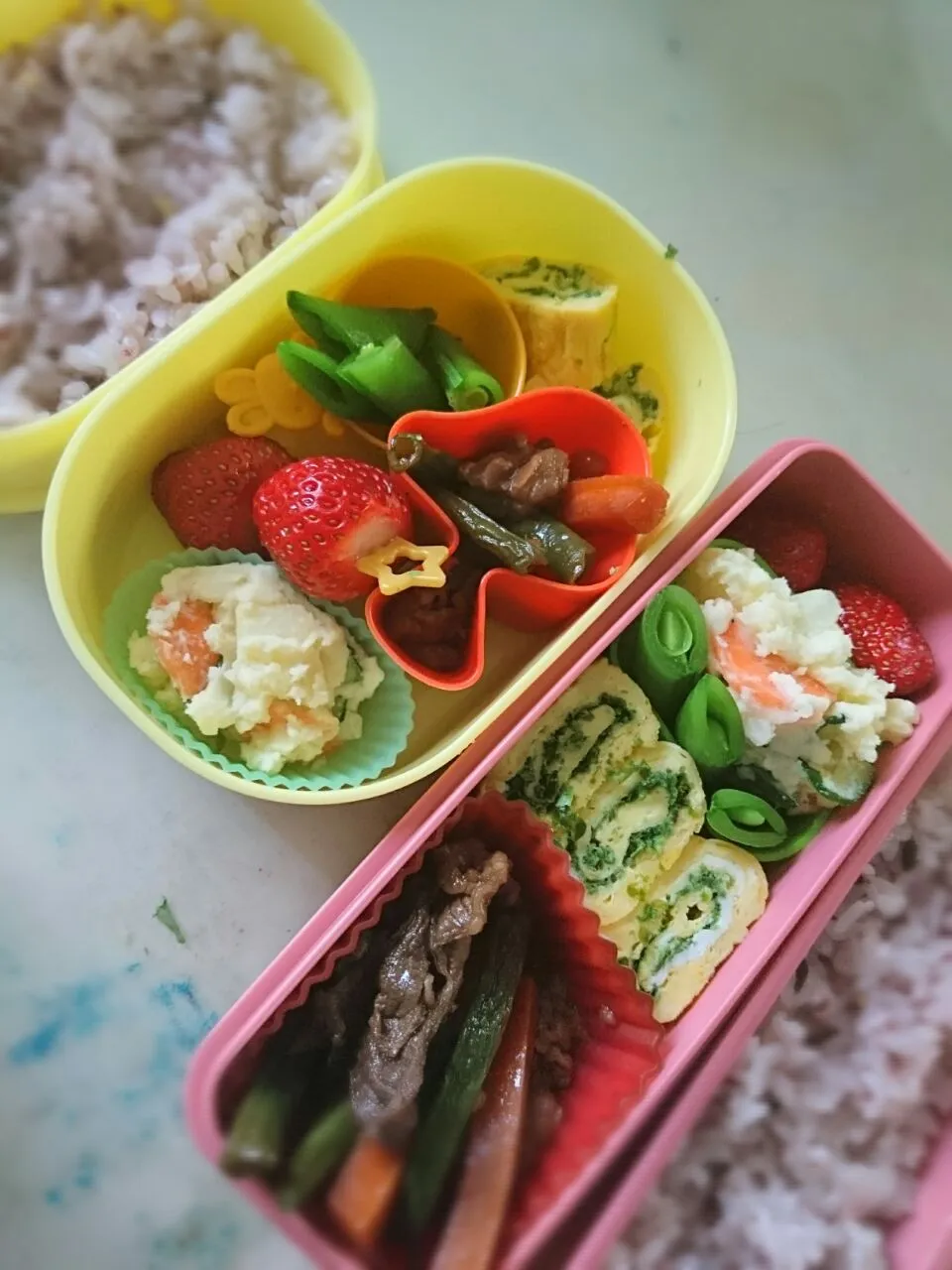 幼稚園児と女子高生のお弁当

 #お弁当 
 #幼稚園児のお弁当
 #女子高生のお弁当|せおりつさん