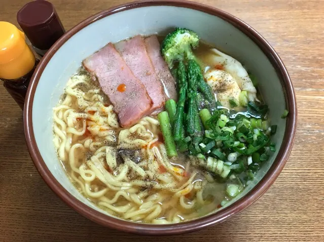 マルちゃん正麺🍜、味噌味❗️✩⃛꒰⁎⁍̴◡⁍̴⁎ ॢ꒱✨|サソリさん